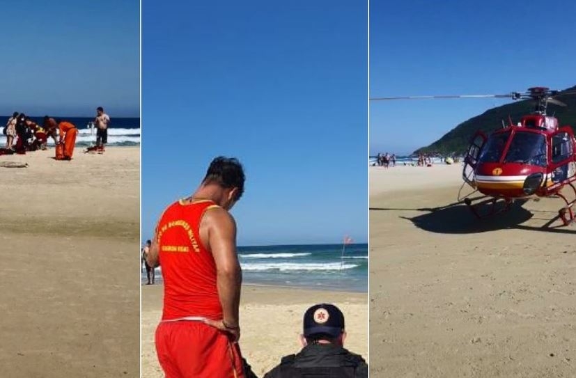 Banhista morre afogado em praia de Florianpolis