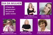 Dia da Mulher: a for�a das gasparenses em prol de a��es sociais