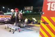 Acidente deixa homem ferido no bairro Po�o Grande, em Gaspar