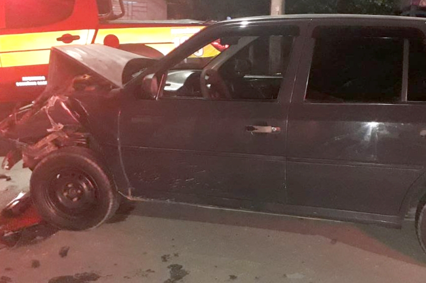 Motociclista fica ferido em acidente no bairro Gasparinho, em Gaspar