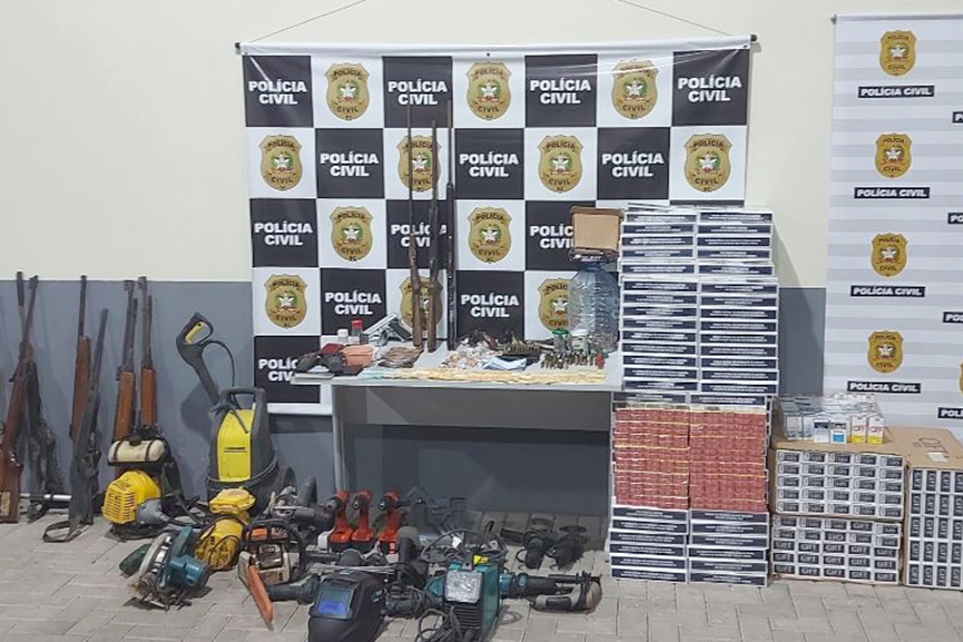 Operação da Polícia Civil prende no Bela Vista um dos maiores traficantes de Gaspar