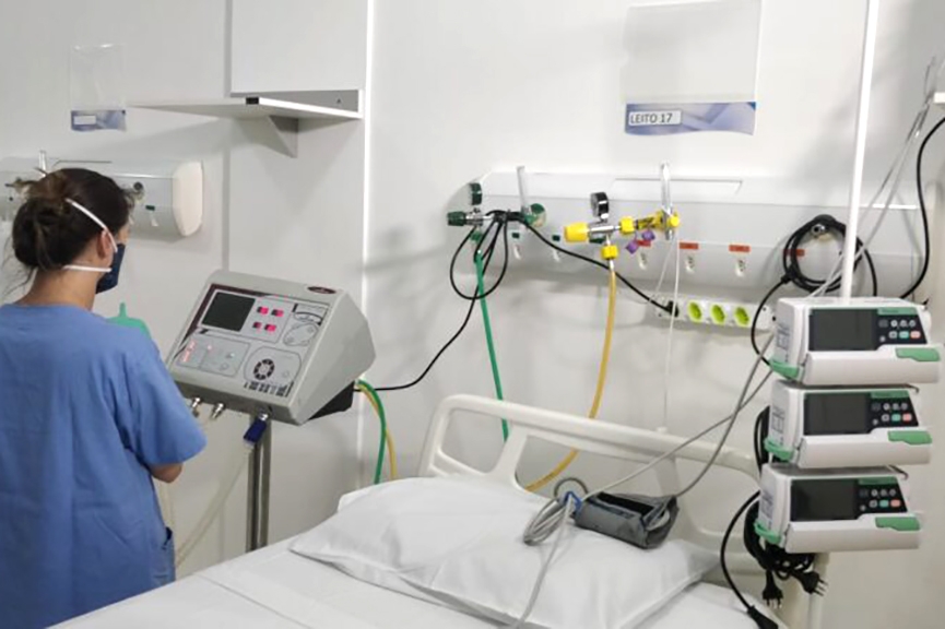 Hospital de Gaspar est� com todos os leitos de UTI Geral ocupados