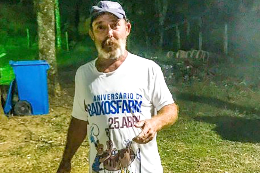 Morre popular Baixo, caseiro do S�tio Rauls em Gaspar