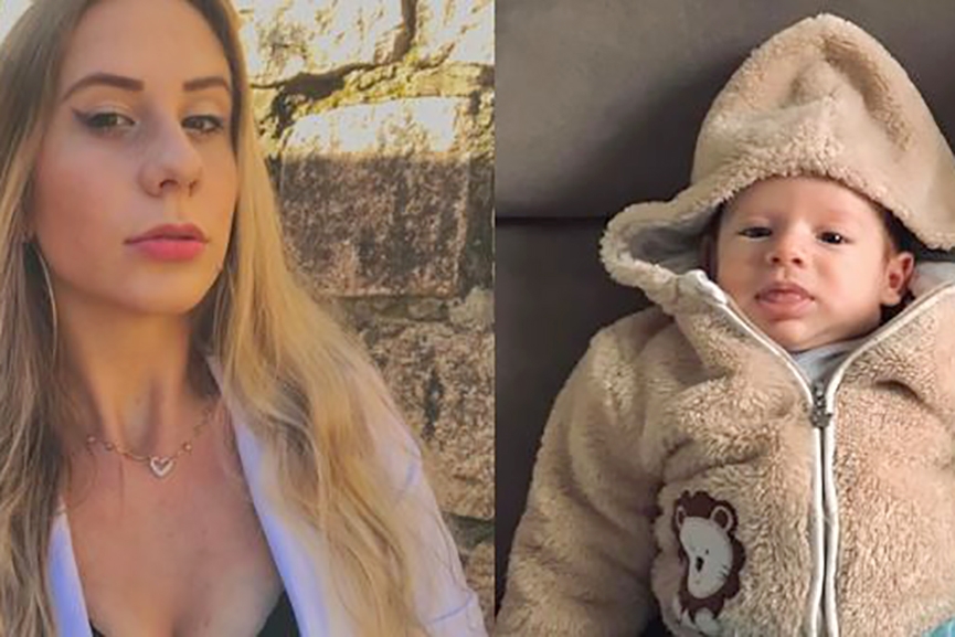 Identificados m�e e beb� assassinados a facadas em Blumenau