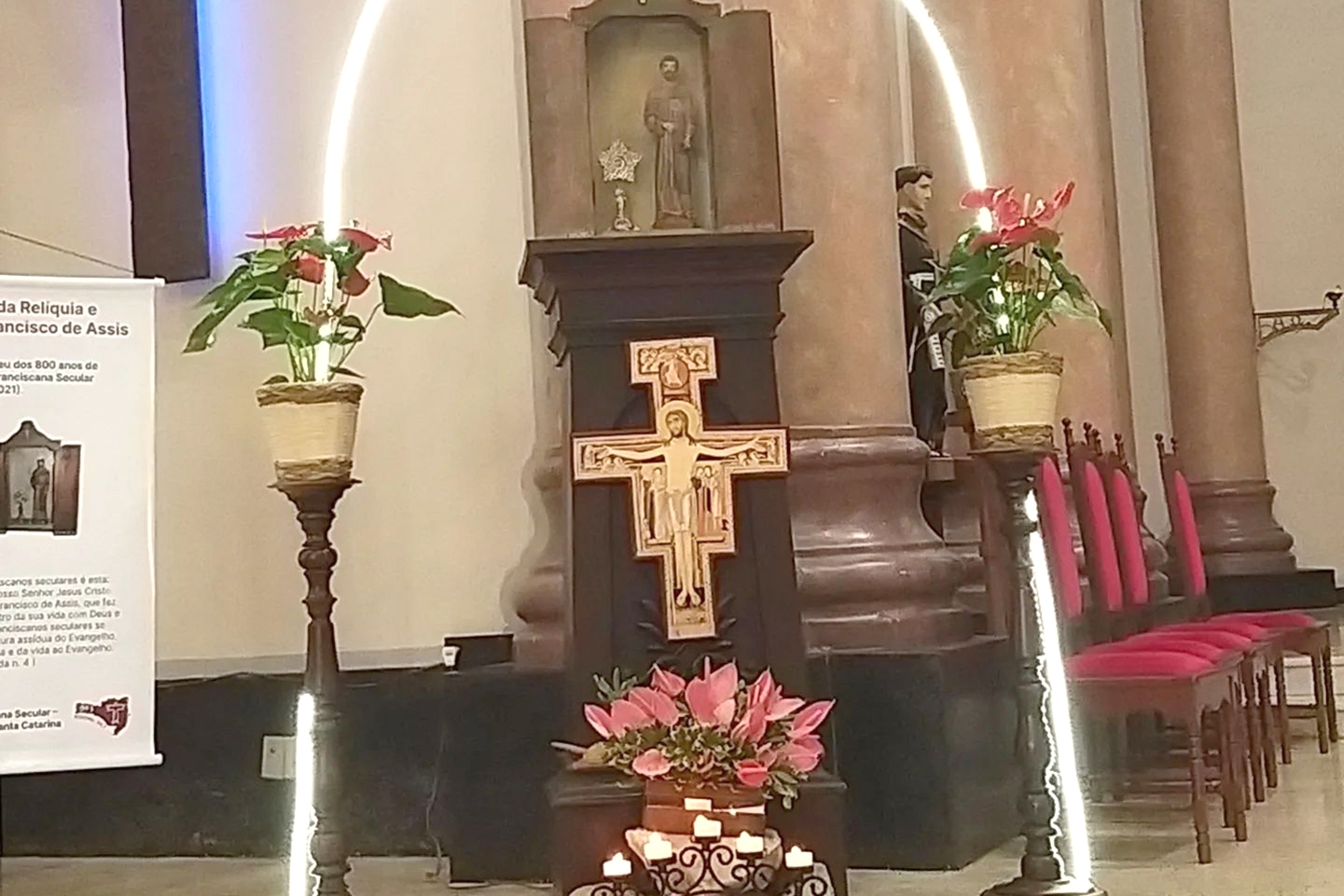 Gaspar recebe Peregrina��o Rel�quias de S�o Francisco