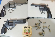 Jovem que vendia armas de fogo em grupos de aplicativo � preso em Gaspar
