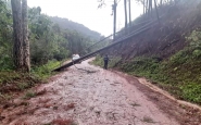 Deslizamentos, abertura de buraco, alagamento e quedas de �rvores s�o registrados em Gaspar