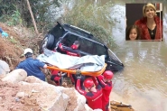Seguem as buscas por mulher desaparecida ap�s carro cair no rio em Rio dos Cedros