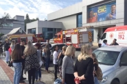  Inc�ndio atinge pr�dio do CIC em Blumenau