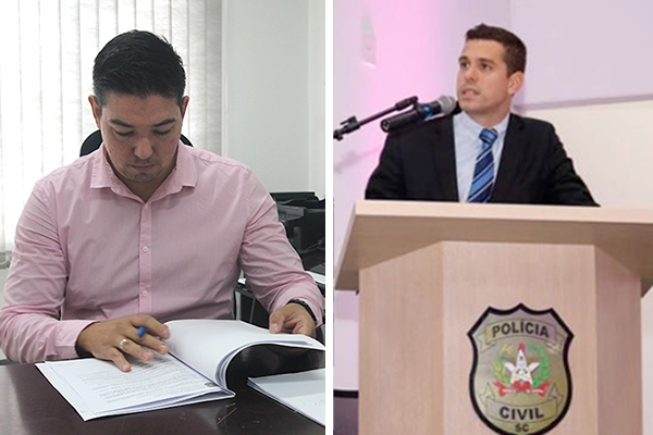 Delegado Bruno se despede de Gaspar e setor de investiga��es da Pol�cia Civil tem novo comando