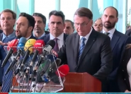 Bolsonaro diz que manifesta��es pac�ficas s�o bem-vindas, desde que n�o tirem o direito de ir e vir da popula��o