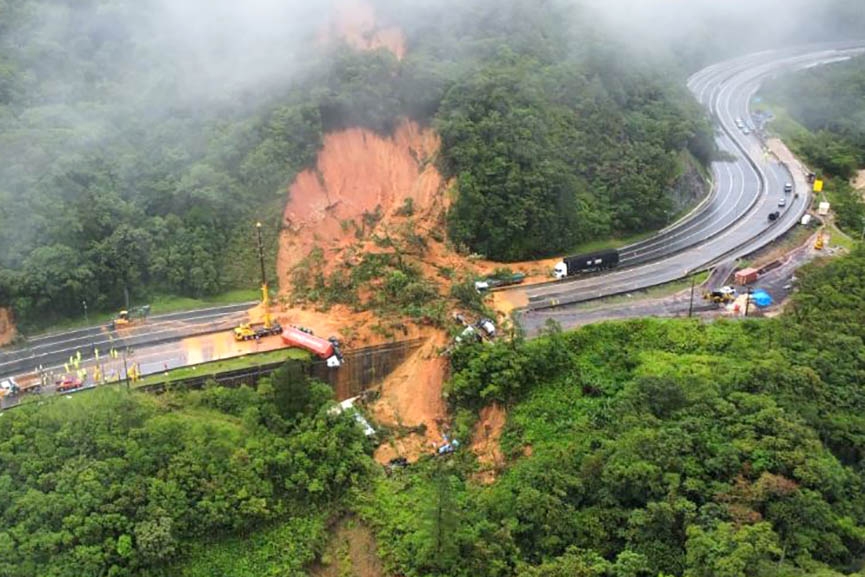 Confirmada segunda morte em deslizamento de terra na divisa de SC e PR