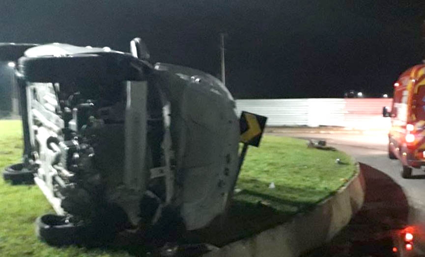 Homem fica gravemente ferido em acidente na Anfilóquio Nunes Pires, em Gaspar