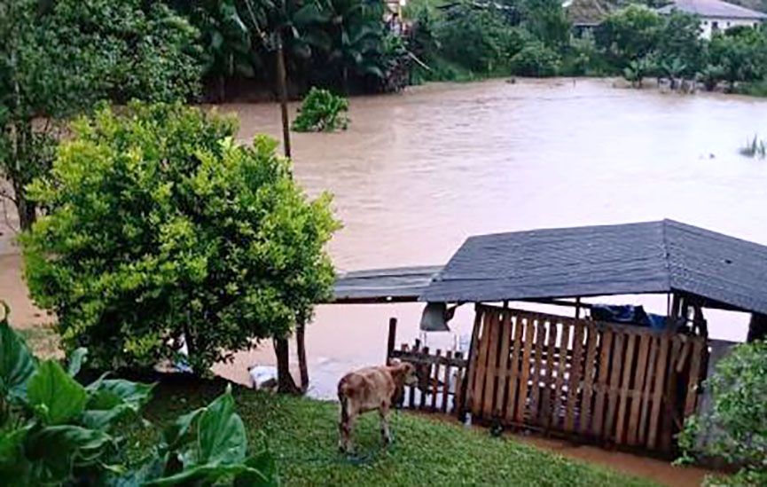 Gaspar ativa abrigo para receber fam�lias que tiveram casas atingidas pelas chuvas