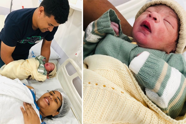Primeiro bebê gasparense de 2023 nasce no Hospital de Gaspar