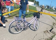 Ciclista morre em acidente com ônibus escolar na Rodovia Jorge Lacerda, em Itajaí