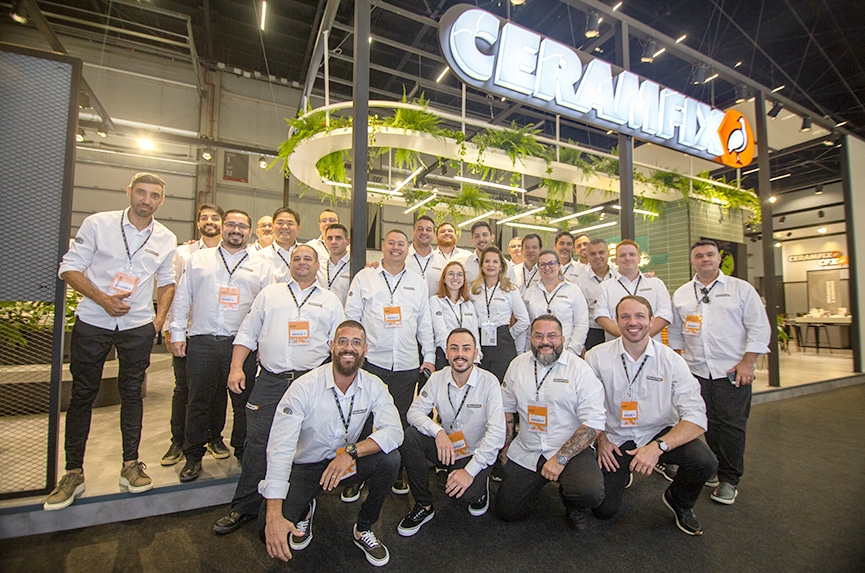 Gasparense Ceramfix participa da Expo Revestir 2023 em S�o Paulo
