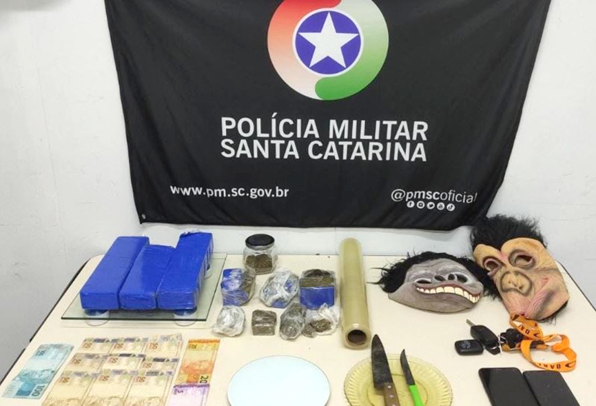 PM prende traficantes de drogas nos bairros Bela Vista e Gaspar Grande