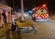 Homem morre após colidir moto contra poste no Poço Grande, em Gaspar