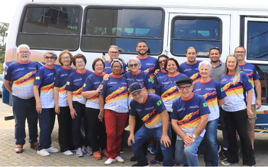 Atletas de Gaspar participam dos Jogos Abertos da Terceira Idade em S�o Bento do Sul