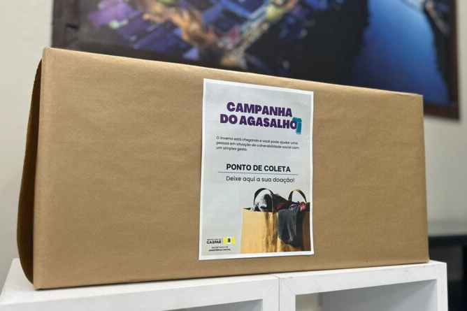 Gaspar arrecada agasalhos para pessoas em situa��o de vulnerabilidade social