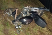 Homem � hospitalizado ap�s acidente de moto na BR-470, em Ilhota