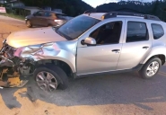 Jovem fica gravemente ferido em acidente de moto na Ivo Silveira, em Gaspar