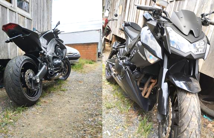 Jovem finge estar interessado em comprar moto e foge durante test drive em Blumenau