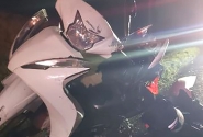Moto e nibus colidem na BR-470, em Ilhota, e motociclista  hospitalizado