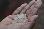 Defesa Civil registra quedas de granizo em dois bairros de Gaspar