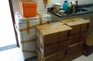 Quase 30 mudanas j foram levadas para os abrigos de mveis em Gaspar