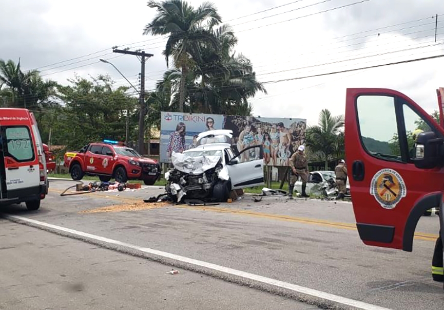 Morre mulher que ficou gravemente ferida em acidente na Jorge Lacerda, em Ilhota