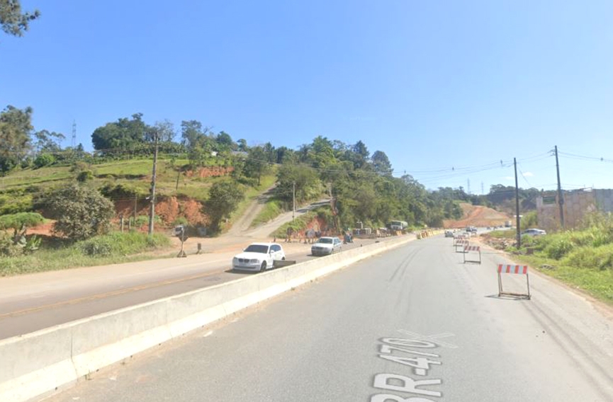Obra de duplicao deixa trecho da BR-470 no sistema 'siga e pare' nos prximos dias em Gaspar