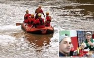 Corpo de pai que caiu no rio ap�s canoa virar em Indaial � encontrado; filho continua desaparecido