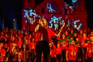 Espetculo de Natal na escadaria da Igreja Matriz de Gaspar  prorrogado