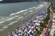 SC prev aumento de 75% na populao durante o vero