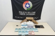 Tr�fico de drogas que come�ou em Massaranduba termina em Blumenau com dois detidos