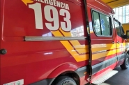 Homem fica com bra�os e pernas machucados ap�s acidente no Santa Terezinha, em Gaspar