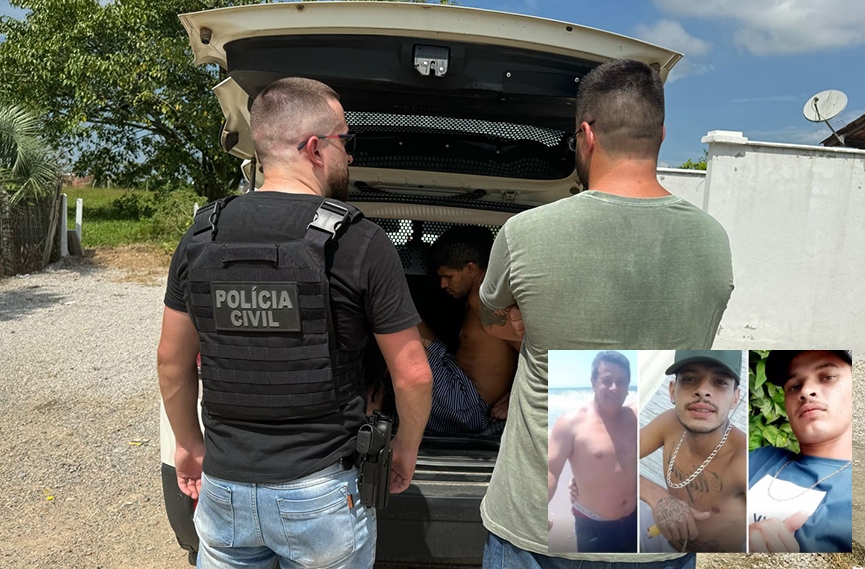 Homem que matou pai e filhos em tiroteio em Ilhota � preso 