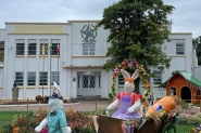 Magia da Pscoa invade praa no Centro de Gaspar