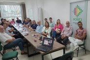 Acig promove caf com corretores e profissionais do ramo imobilirio em Gaspar