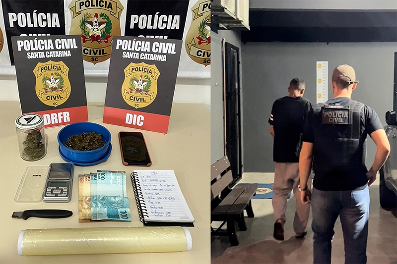 Pol�cia Civil de Gaspar colabora em opera��o contra crime organizado em cidades catarinenses