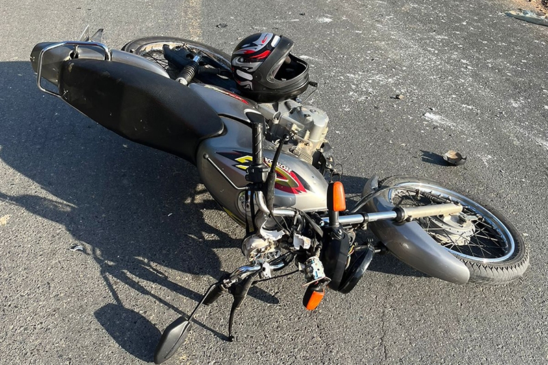 Bombeiros de Ilhota atendem acidente entre motos em Navegantes