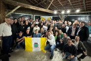 Marcelo Brick  oficialmente pr-candidato a prefeito de Gaspar pela pr-coligao PP, MDB e PSD; Ciro Quintino ser candidato a vereador