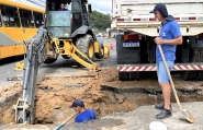 Samae troca bomba no bairro Bateias e moradores podem ficar sem gua nesta quinta