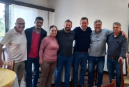 Presidente do Republicanos Gaspar participa de reunio regional do partido em Blumenau