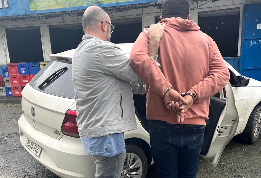 Homem condenado por estupro de vulnerável é preso em Blumenau; crime aconteceu no Rio Grande do Norte