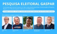 Cruzeiro do Vale divulga nesta sexta-feira pesquisa eleitoral de Gaspar