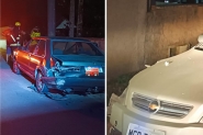 Colis�o entre carros � registrada no bairro Ilhotinha, em Ilhota; danos foram apenas materiais