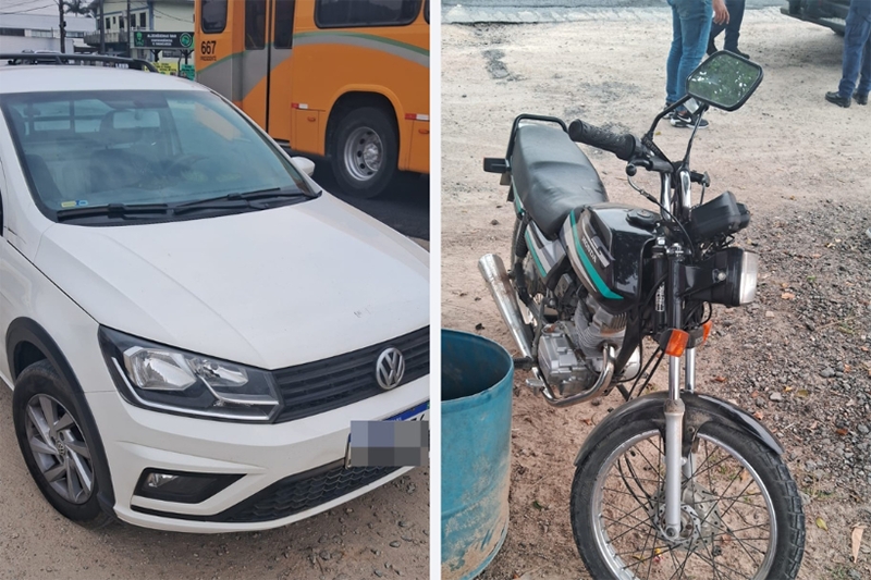 Piloto de moto � hospitalizado ap�s acidente na Rodovia Ivo Silveira, em Gaspar